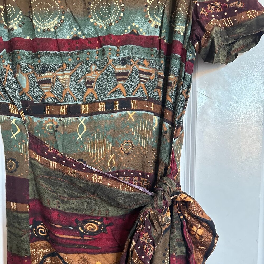 Vintage 80’s W² Wrap Dress - Women’s M/L
